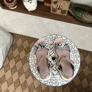 Sorrel faux snakeskin sandals